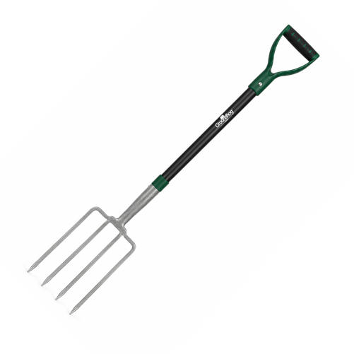 63106 4-Tine Manure Fork with Fiberglass D-Grip Handle